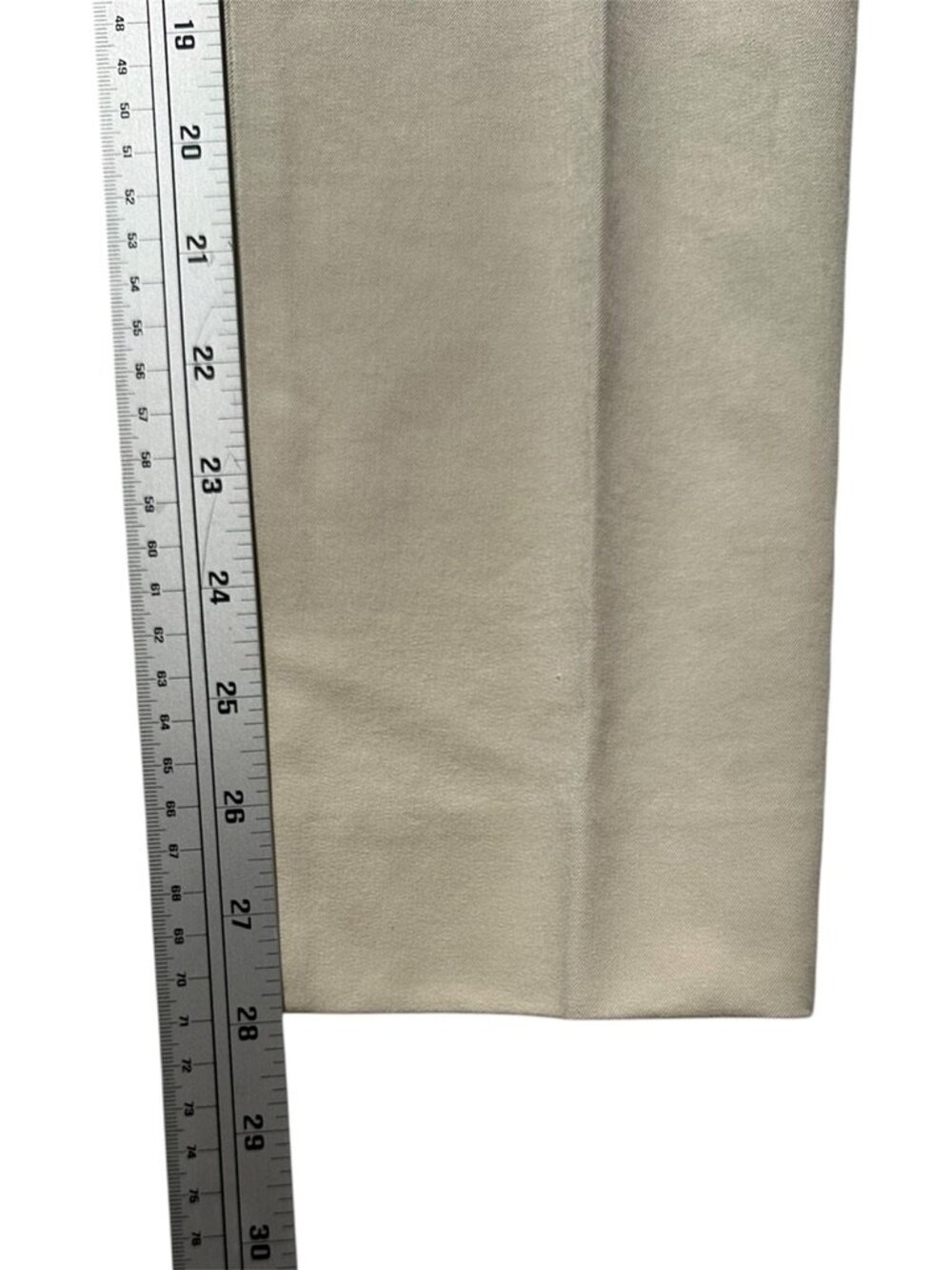 Talbots Buff Beige Chatham Ankle Pants 6 Side Zip Bi-Stretch Slim Trouser - Picture 11 of 11